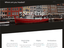 Tablet Screenshot of 5startrip.com